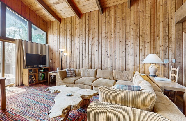 Espaciosa pero acogedora casa de estilo lodge de montaña con acceso de esquí cercano