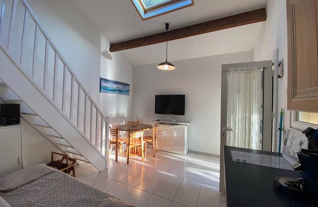 Villa T2 + Altillo con Aire Acondicionado, 6 Plazas, Terraza, Parking, Cerca Playa - Port Leucate