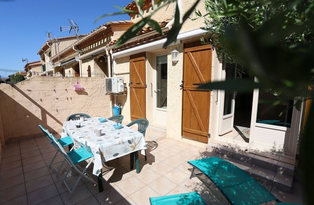 Hermosa villa T3 con terrazas cerca de la playa de St Cyprien