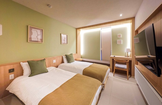 Standard twin room with consecutive night discount / Abutagun Hokkaidō