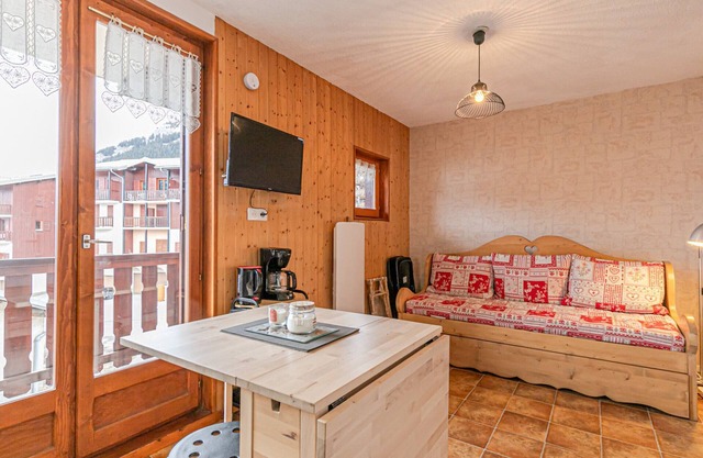 Estudio Cabina 3 pers, 22m², Suroeste con Balcón