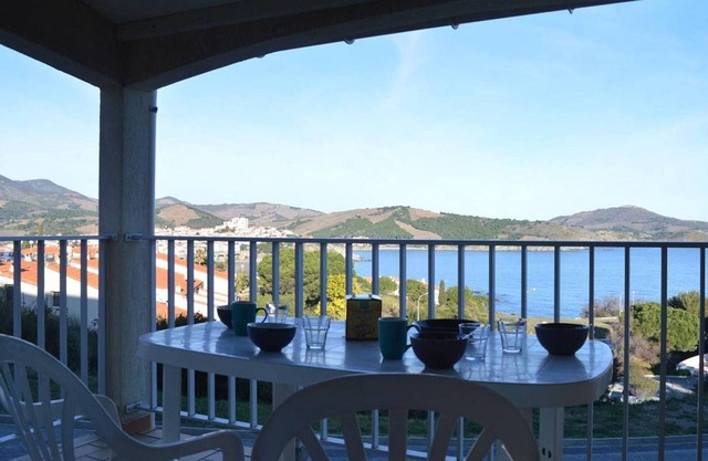 Estudio en Banyuls-sur-Mer, aparcamiento, aire acondicionado, vista al mar