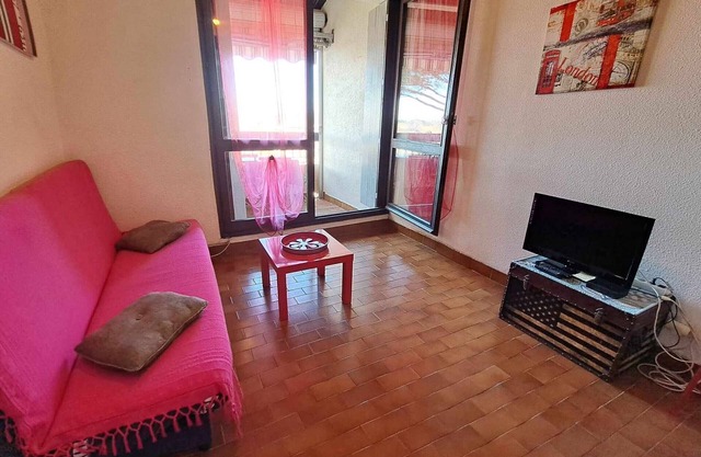 Estudio Cabina Mezzanine Cerca Playa con Terraza y Aparcamiento Privado en Marseillan