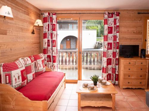 Studio cosy avec balcon à Pra Loup 1500 - Résidence Les Chalets de Praroustan - FR-1-504-263
