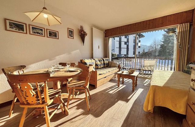 Apartamento estudio con acceso directo a las pistas, piscina y parking - Notre-Dame-de-Bellecombe
