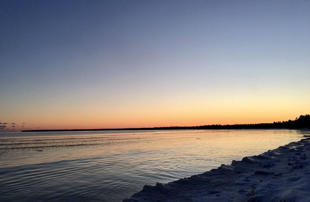 Impresionante y espectacular en el lago Michigan!