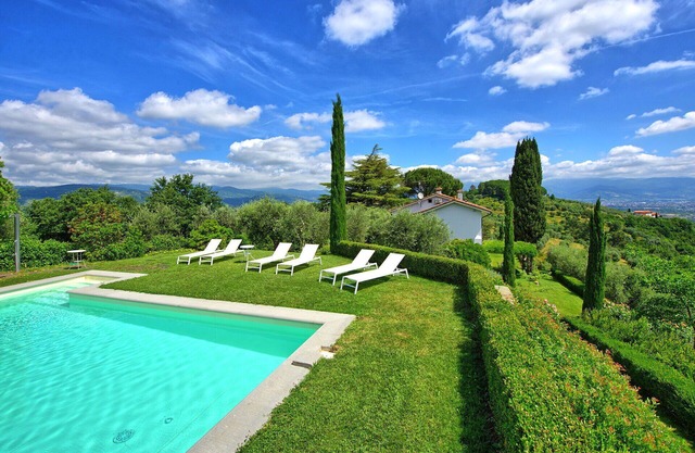 Casa de vacaciones privada con piscina privada, A/C, WIFI, TV, patio, vista panorámica