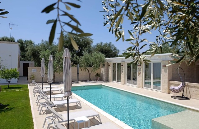 Casa de vacaciones privada con A/C, piscina privada, WIFI, TV, patio, aparcamiento, cerca de Ostuni