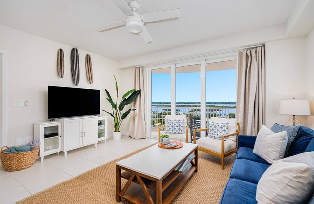 Stunning River & Ocean 9th Floor Views in our Comfortable Coastal Retreat