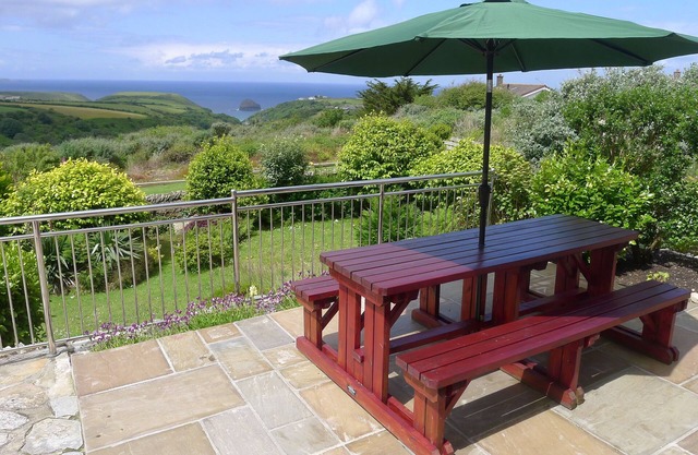 Impresionantes vistas al mar desde la casa Tintagel