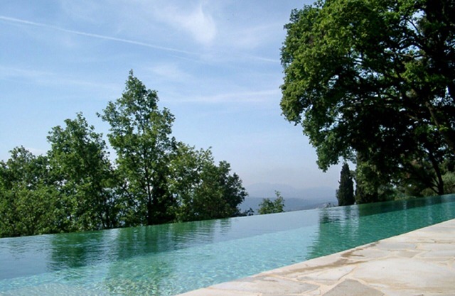 Impresionante vista del mar Mediterráneo, piscina infinita de 20 m, casa de huéspedes independiente