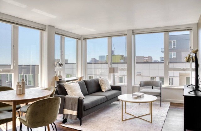 Sunlit Bellevue 2BR w/ Gym & W/D, near Spring District, by Blueground