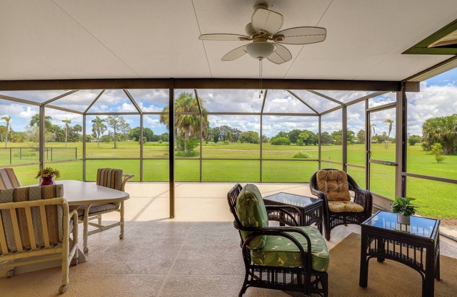Sunny Port St Lucie Home: Lanai & Golf Course View