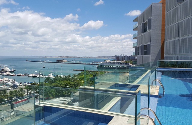 estupenda vista de la Bahía de Todos los Santos