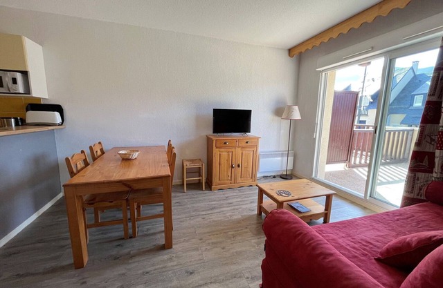 Apartamento T2 con terraza y acceso Spassio, cerca de pistas, 6 pers, admite mascotas
