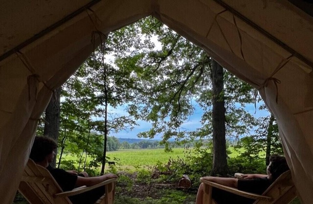 Tentrr Signature Site - Orchard and Gorge Tent at South Hill Cider - Site #1
