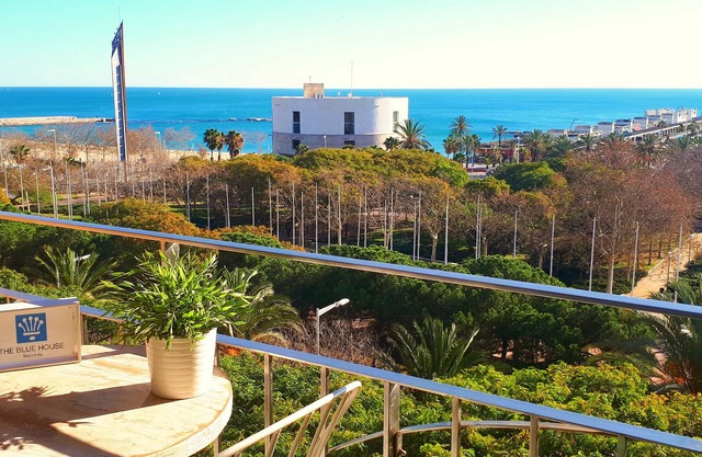 THE BLUE HOUSE different way discover Barcelona seeing the sea from the terrace
