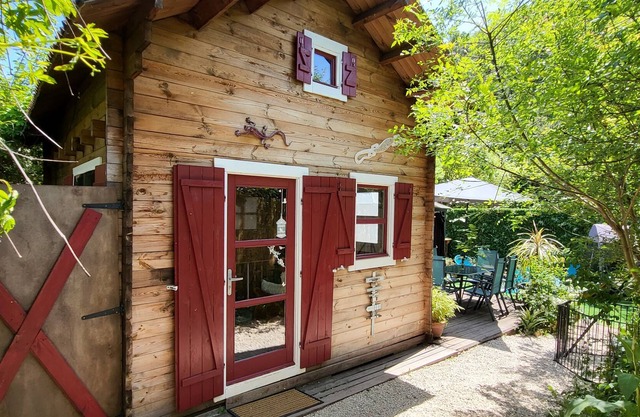 The chalet with jacuzzi and sauna