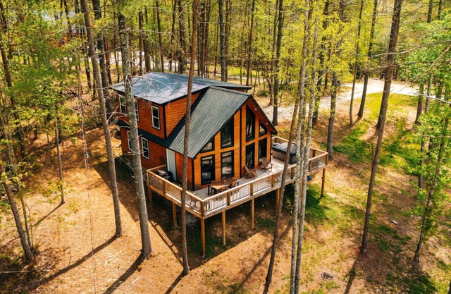 Family Cabin | Hot Tub & Kayaks near Campton Lake