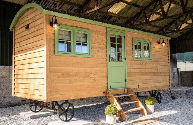 The Shepherd's Hut at Northcombe Farm