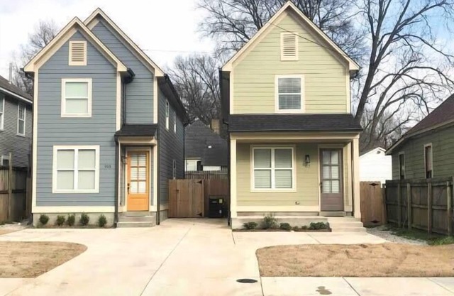 2 large houses next to each other in Cooper Young