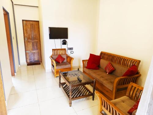 The two bedroom house