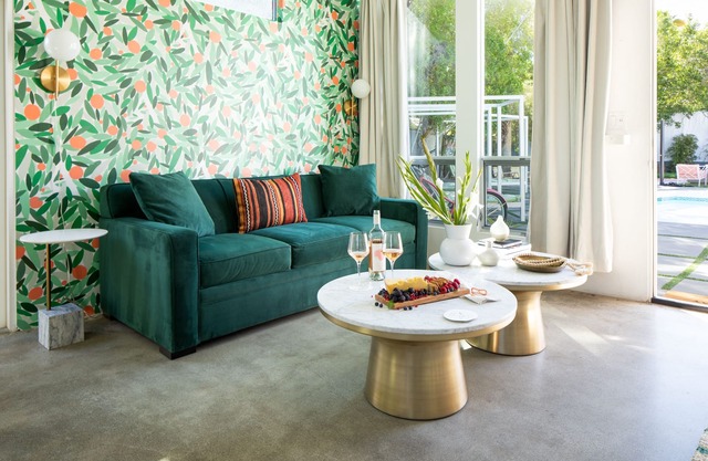 Elegante suite Queen que vive en el hotel Wesley