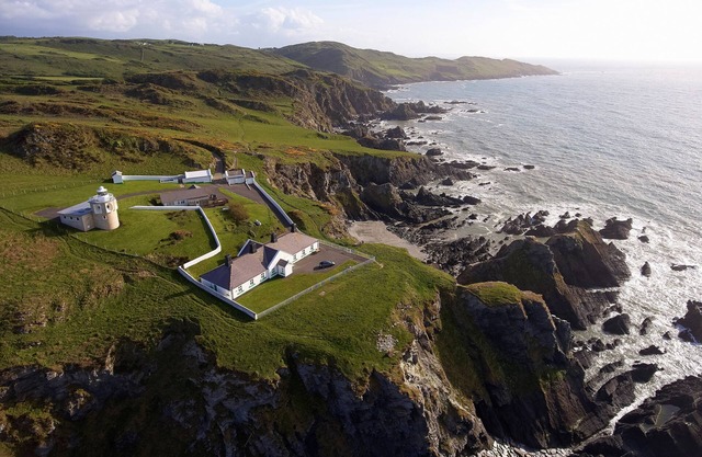 Esta casa de campo es parte del sitio Bull Point Lighthouse, a las afueras de la bonita localidad de Mortehoe.