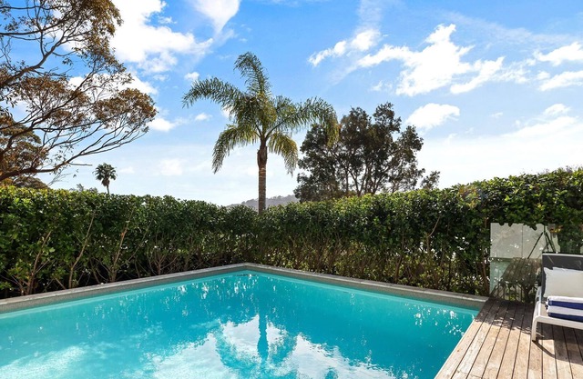 Tropical outlook with heated pool close to beaches