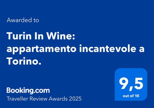 Turin In Wine: appartamento incantevole a Torino.