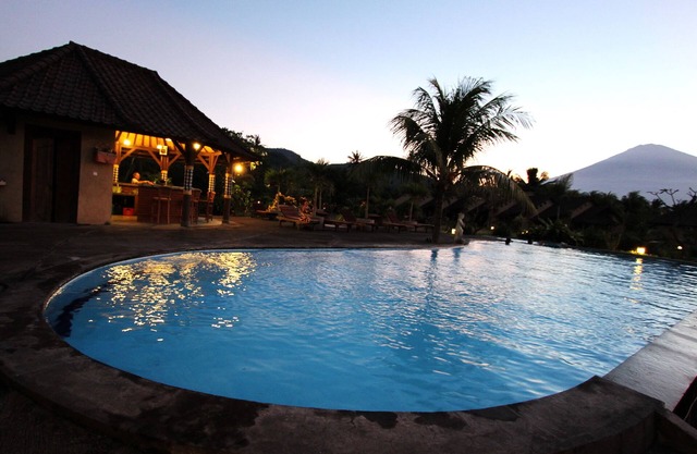 TWIN bungalow con vista al mar con aire acondicionado (2 personas)