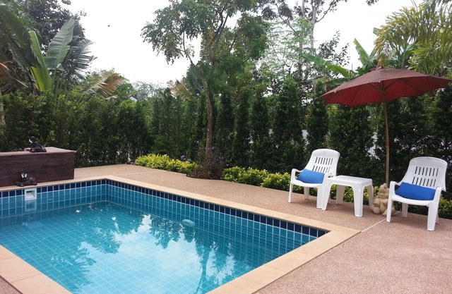 De dos dormitorios con piscina privada Villa