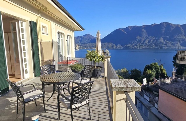 Vacation apartment / studio on Lake Maggiore with two terraces