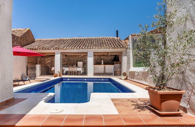 Casa de vacaciones "Casa Juan Y Loli" con vistas a la montaña, piscina privada y Wi-Fi