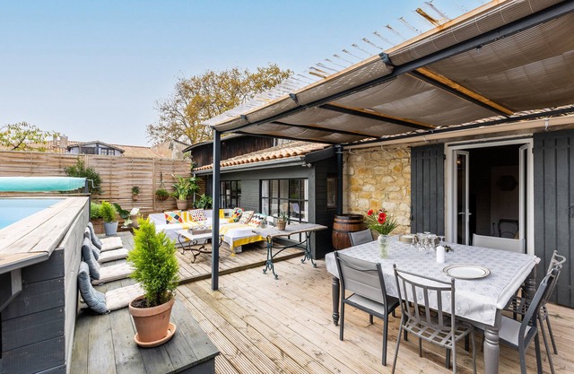 Casa de vacaciones "Pierre et espace bien-être" con piscina privada, sauna y Wi-Fi