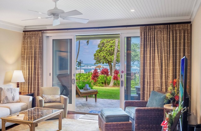 Villa con vista directa al mar y nivel de la playa con 4 camas ¡102-103 en Turtle Bay!