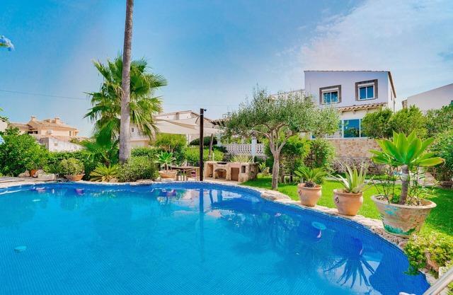 Villa Can Franck para 6 personas en Alcudia. AC y WiFi gratis.