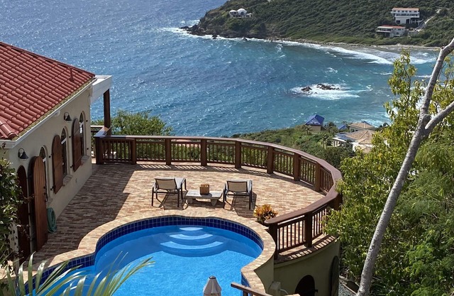 Villa DiCroce St John USVI has solar and Tesla wall batteries!!
