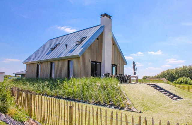 Wellness lodge con ducha solar