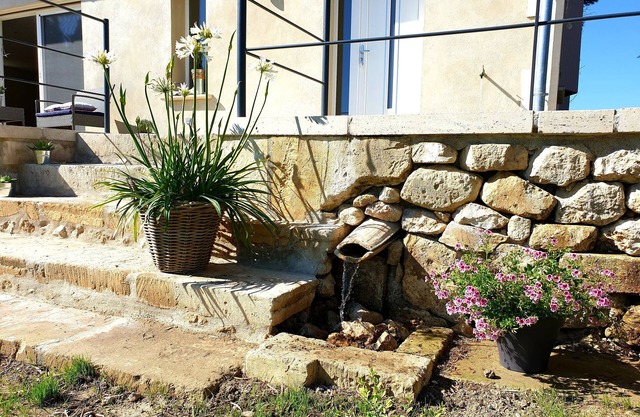 Villa en el campo con vistas a los Alpilles.