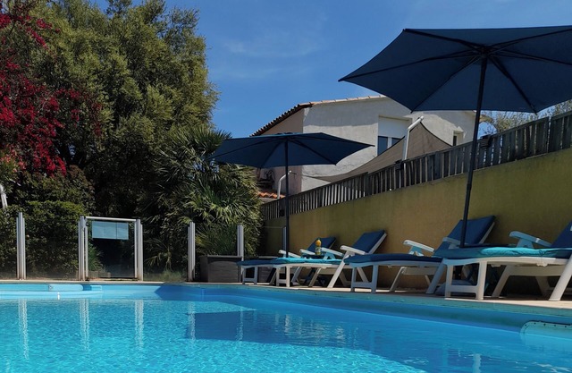 MINI VILLA 80 m² con piscina - 3 dormitorios - aire acondicionado - terraza - playa 5 minutos