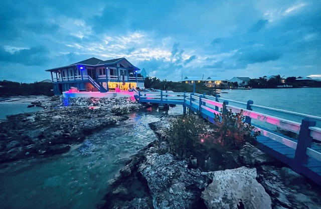 Villa Patina—True TCI style with private dock and beach on Chalk Sound