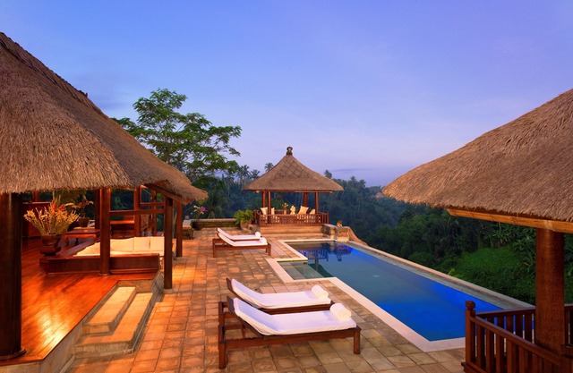 Villa Santai Ubud - Villa privada y lujosa de 4 dormitorios con vistas panorámicas