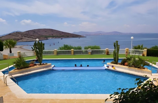 Villa 'Urbanización Villas Romanas' with Sea View, Shared Pool and Air Conditioning