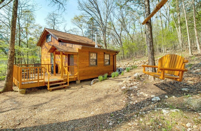 Walk to White River: Cotter Cabin w/ Fire Pit!