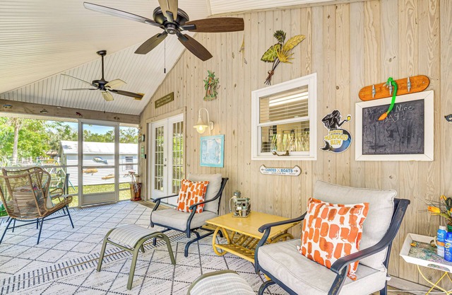 Waterfront Florida Abode w/ Deck, Grill & Fire Pit