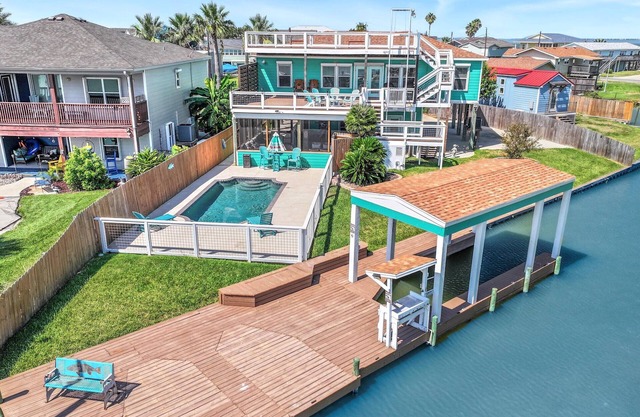 Waterfront Home with Pool, Cabana & Boat Slip