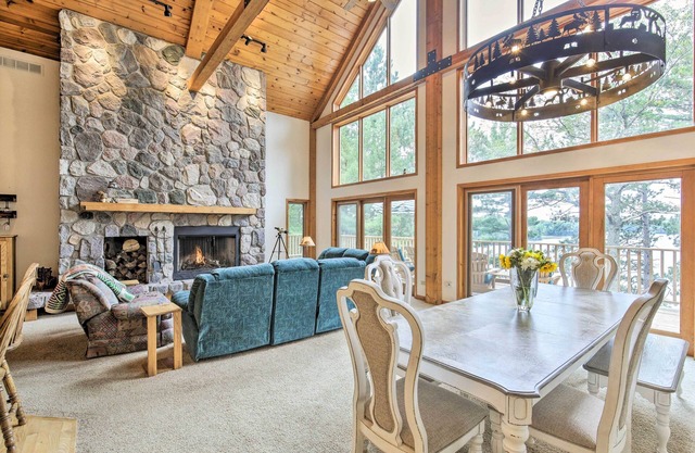 Waterfront Lake Tomahawk Cabin w/ Game Room!