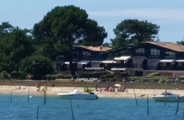Waterfront, vista panorámica de la bahía de Arcachon, el acceso directo a la playa