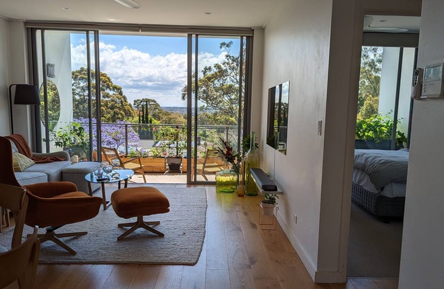 Well appointed, elevated, light filled Apartment